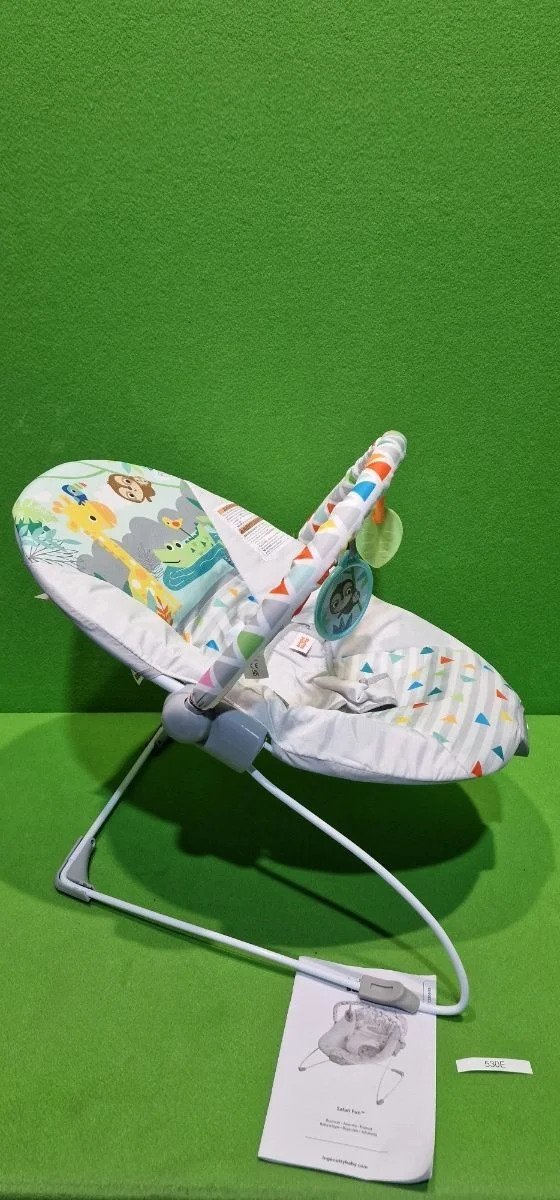 Bright Starts, Hamaca Mecedora para Bebé - Safari Fun