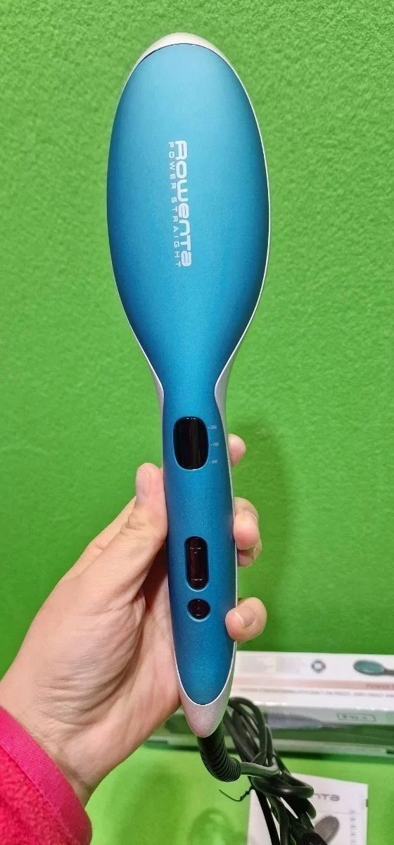 Rowenta Cepillo alisador Power Straight CF5820F0 para cabello muy rizado