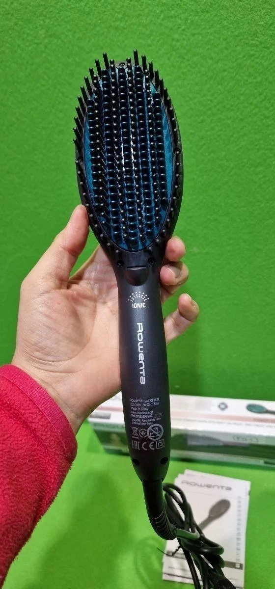 Rowenta Cepillo alisador Power Straight CF5820F0 para cabello muy rizado