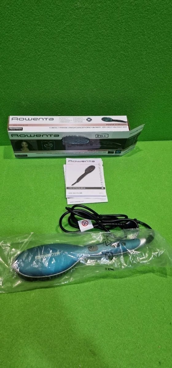 Rowenta Cepillo alisador Power Straight CF5820F0 para cabello muy rizado