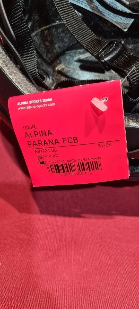 Alpina Casco Parana FCB Talla: 51 - 56