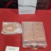 Espejo de Maquillaje con LED, Iluminado Espejo de Mesa Luz con Ampliación