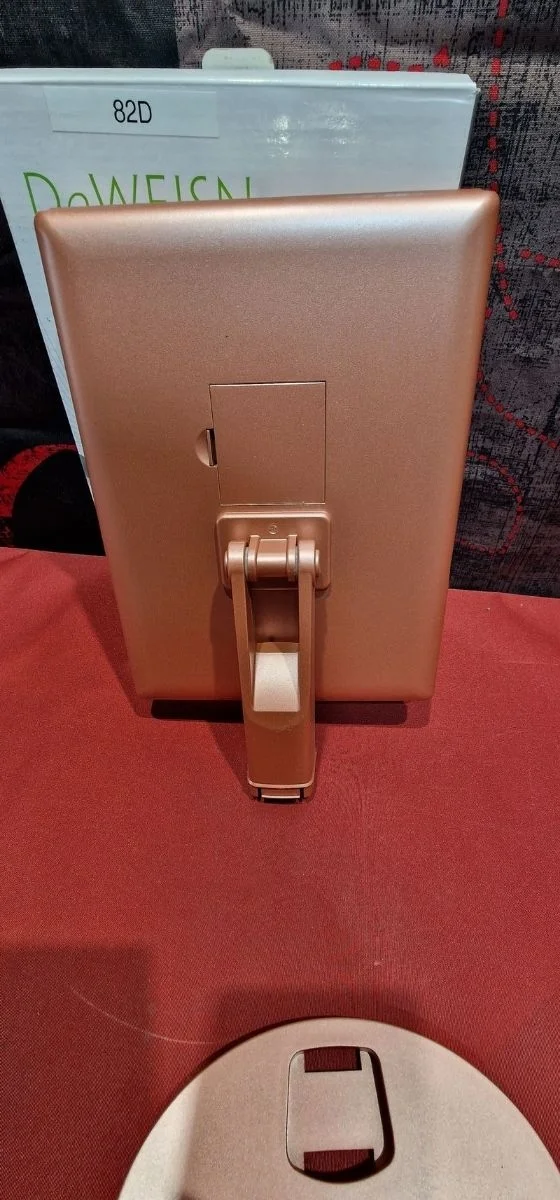Espejo de Maquillaje con LED, Iluminado Espejo de Mesa Luz con Ampliación