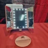 Espejo de Maquillaje con LED, Iluminado Espejo de Mesa Luz con Ampliación