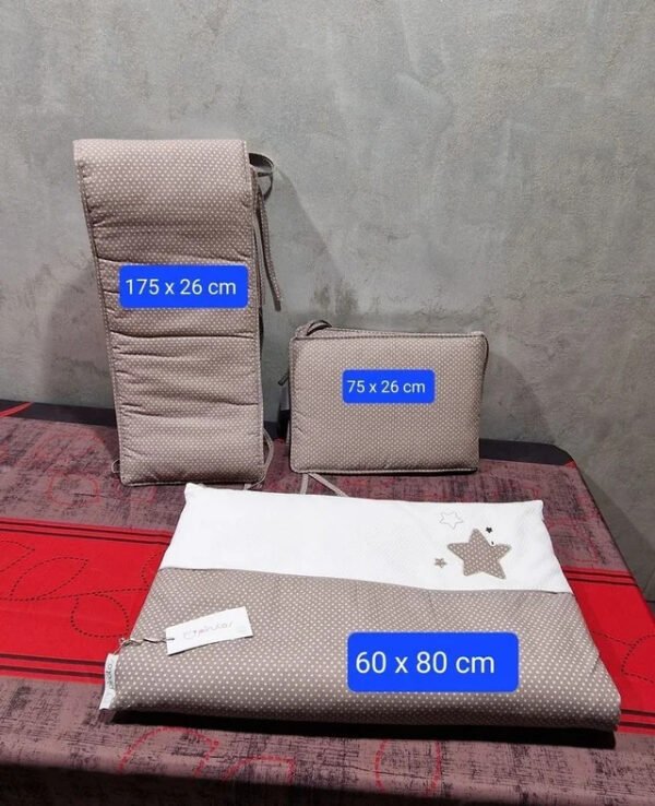 Vestidura para minicuna pirulos