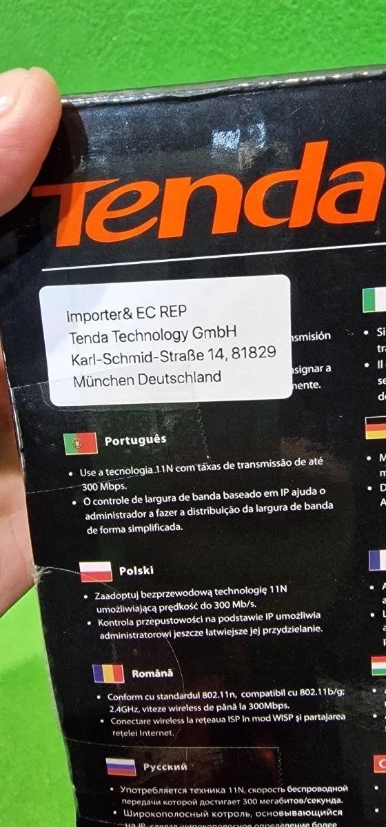 Tenda N301 - Router Inalámbrico N300