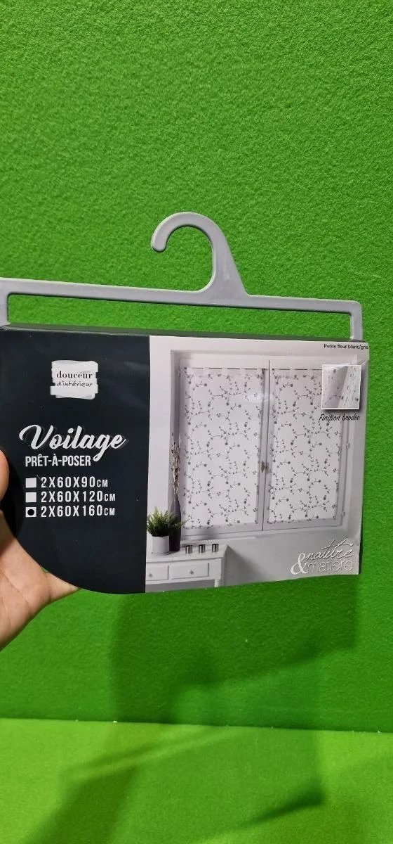 Cortina Voilage para salón Dormitorio o balcón