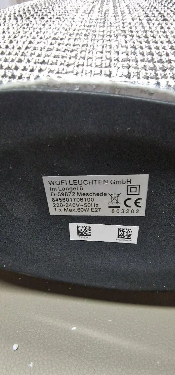 WOFI Lámpara de Mesa