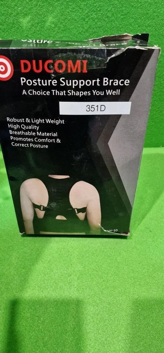 Ducomi Corrector de Espalda y Hombro Ajustable
