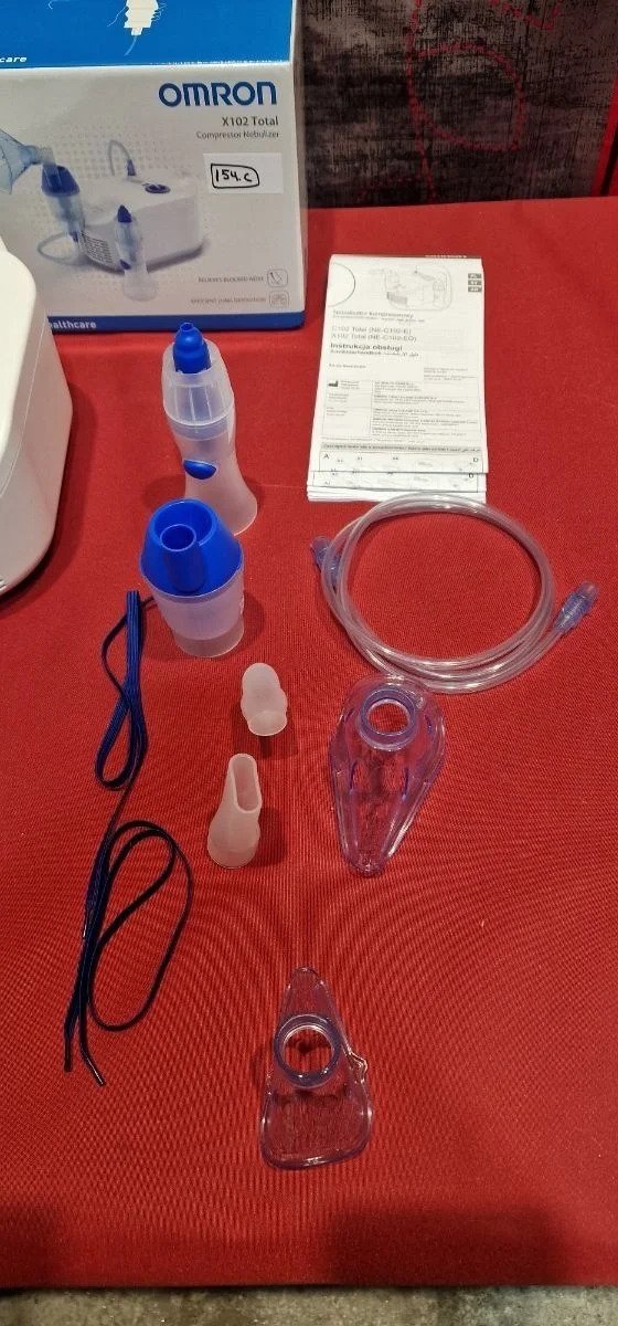 Omron - Nebulizador X102 con lavado nasal 2 en 1