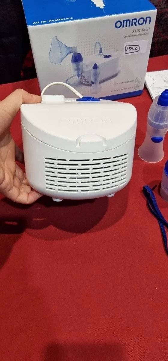 Omron - Nebulizador X102 con lavado nasal 2 en 1