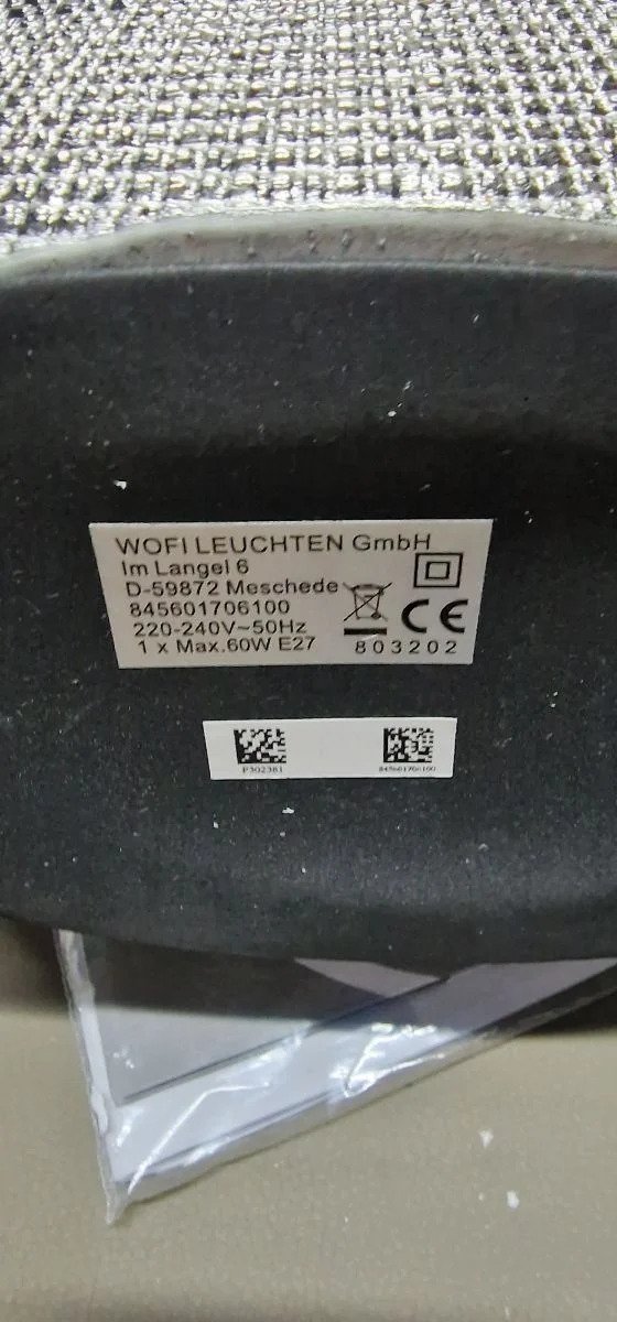 WOFI Lámpara de Mesa