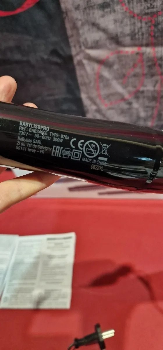 Babyliss BAB3400E Airstyler Trio - Cepillo de pelo 