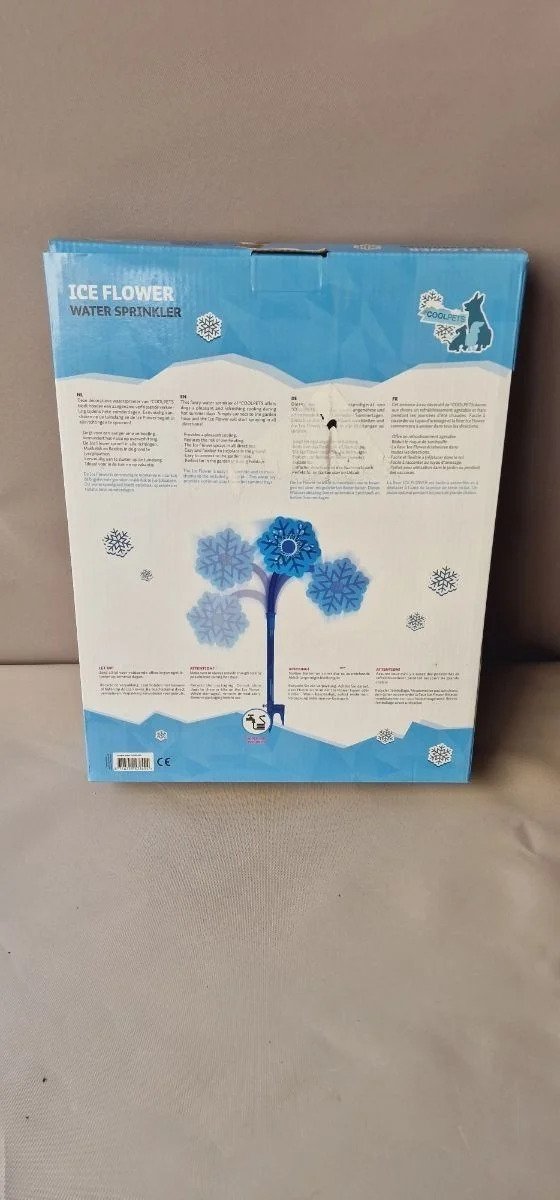 Pulverizador de flores de hielo CoolPets Rocía agua