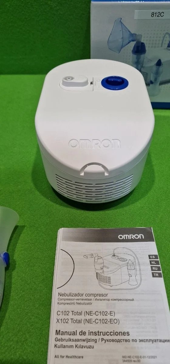 Omron - Nebulizador X102 con lavado nasal 2 en 1