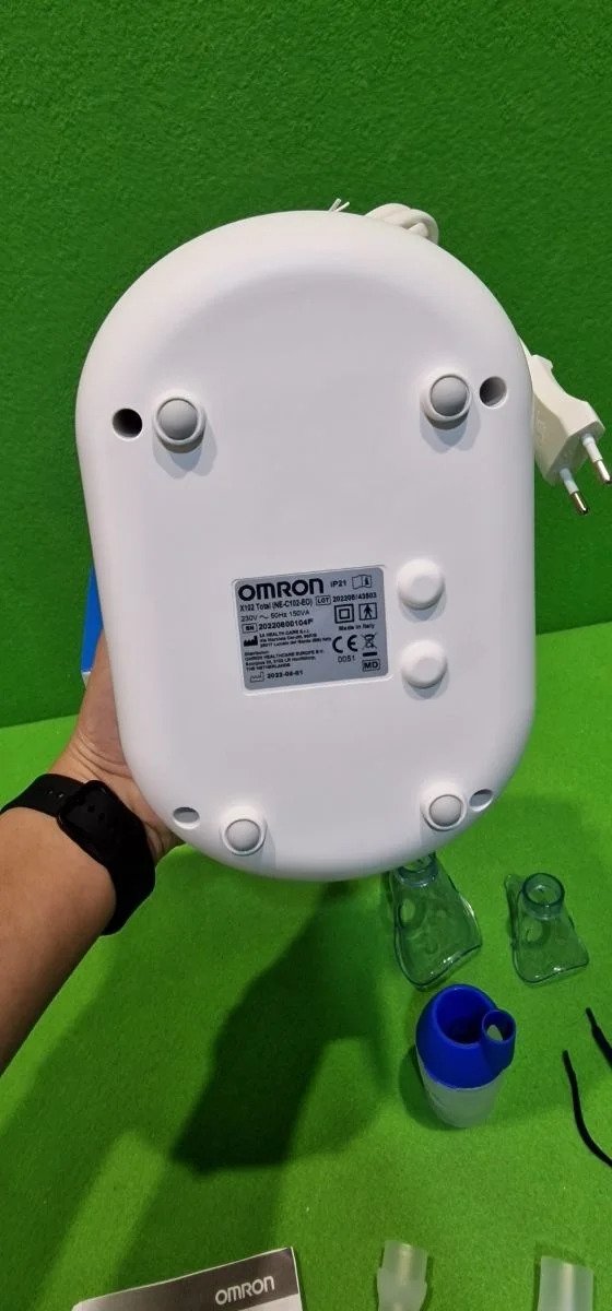 Omron - Nebulizador X102 con lavado nasal 2 en 1