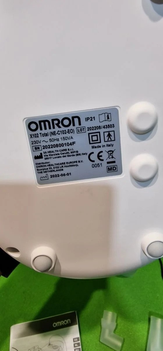 Omron - Nebulizador X102 con lavado nasal 2 en 1