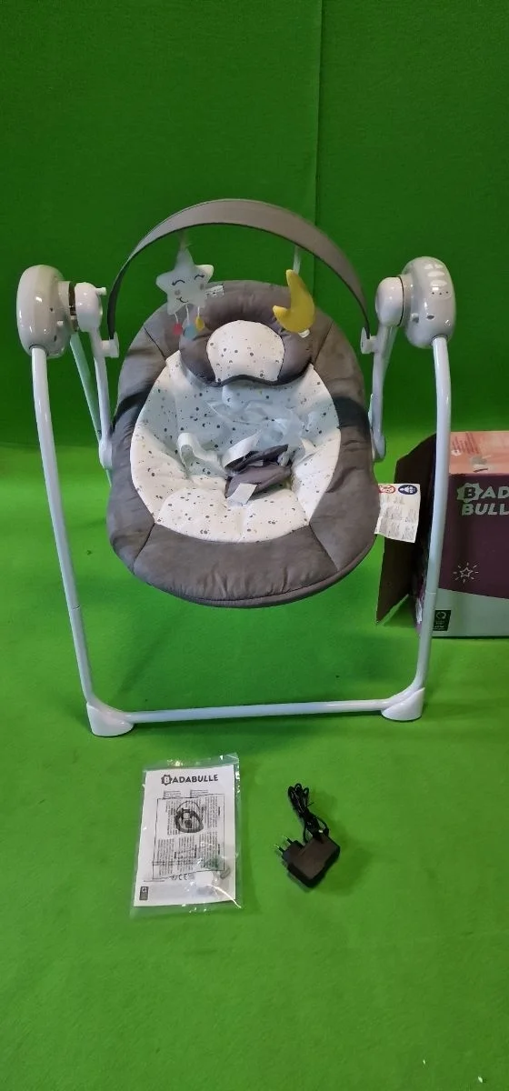 Hamaca y columpio para bebés eléctrico Badabulle Comfort Moonlight