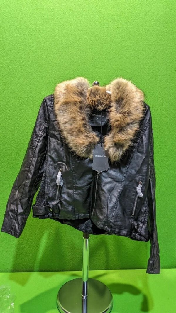 Chaquete Bellivera polipiel para Mujer