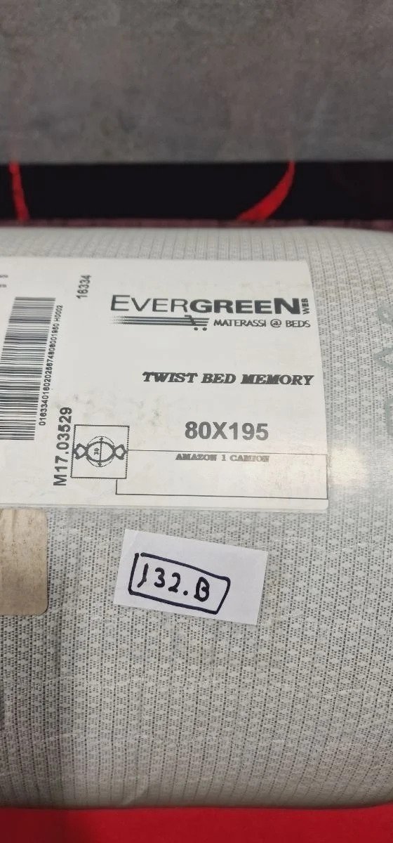 EVERGREENWEB - Colchón Enrollable Individual 80x195 cm