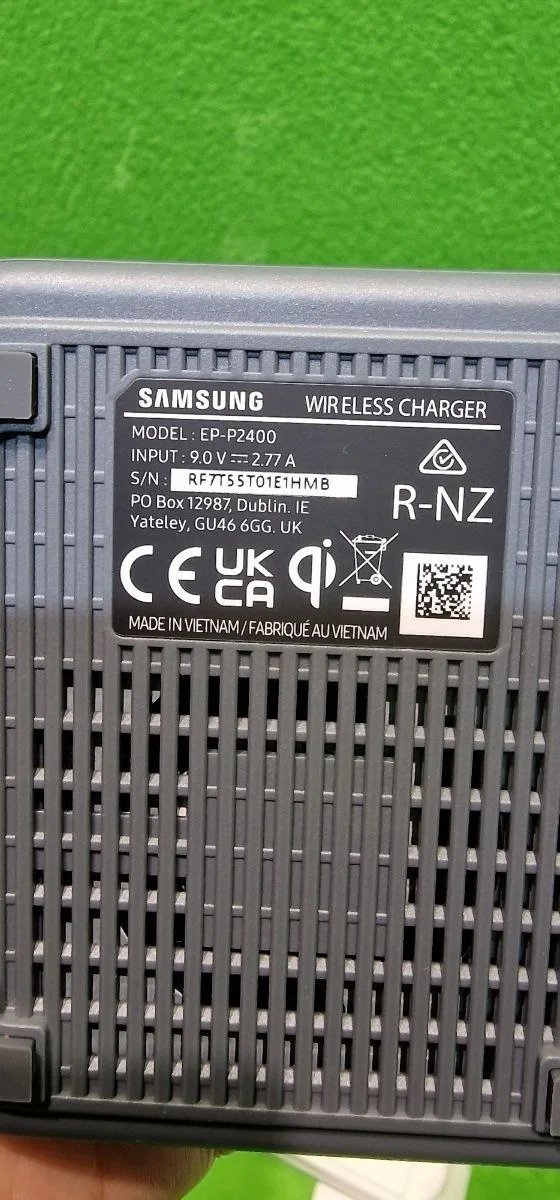 Almohadilla de inducción plana SAMSUNG de carga rápida de 15 W