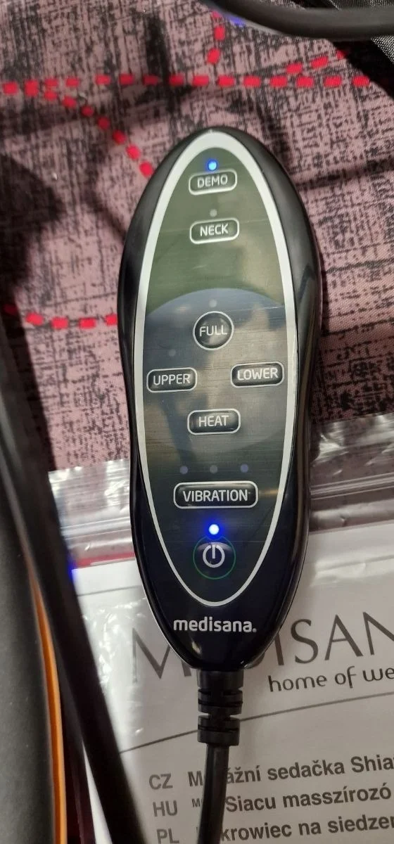 Medisana MCN Almohadilla de masaje Shiatsu para la espalda y el cuello