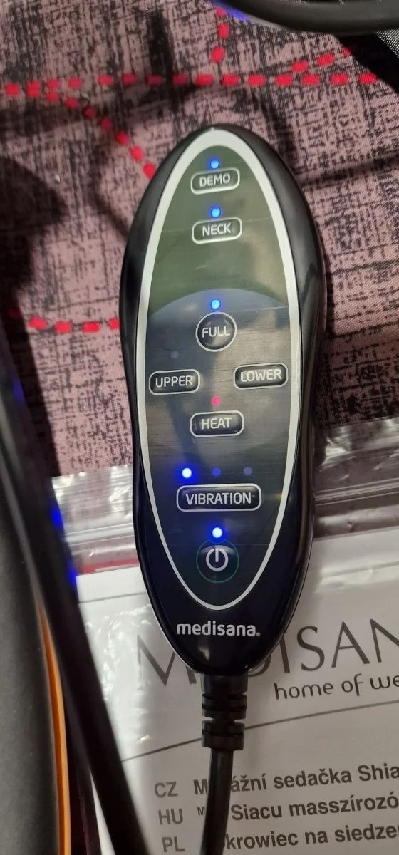 Medisana MCN Almohadilla de masaje Shiatsu para la espalda y el cuello