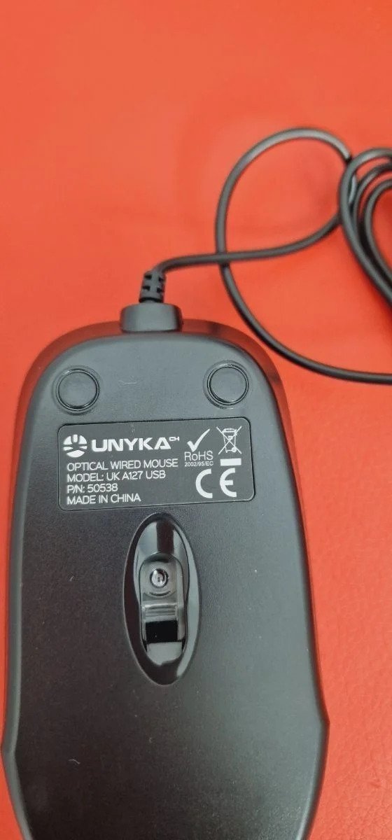 RATON UNYKA UK 127 NEGRO USB/PS2