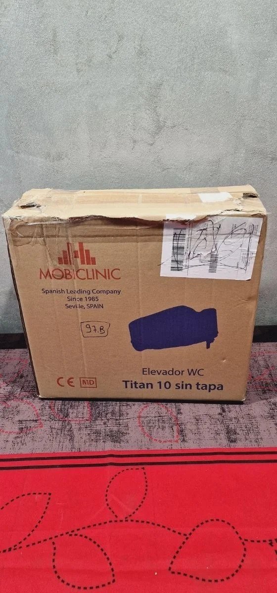 Mobiclinic Elevador WC para adulto sin tapa 10 cm