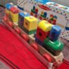 Melissa & Doug Jumbo Stacking Train Classic Construcción y vehículos