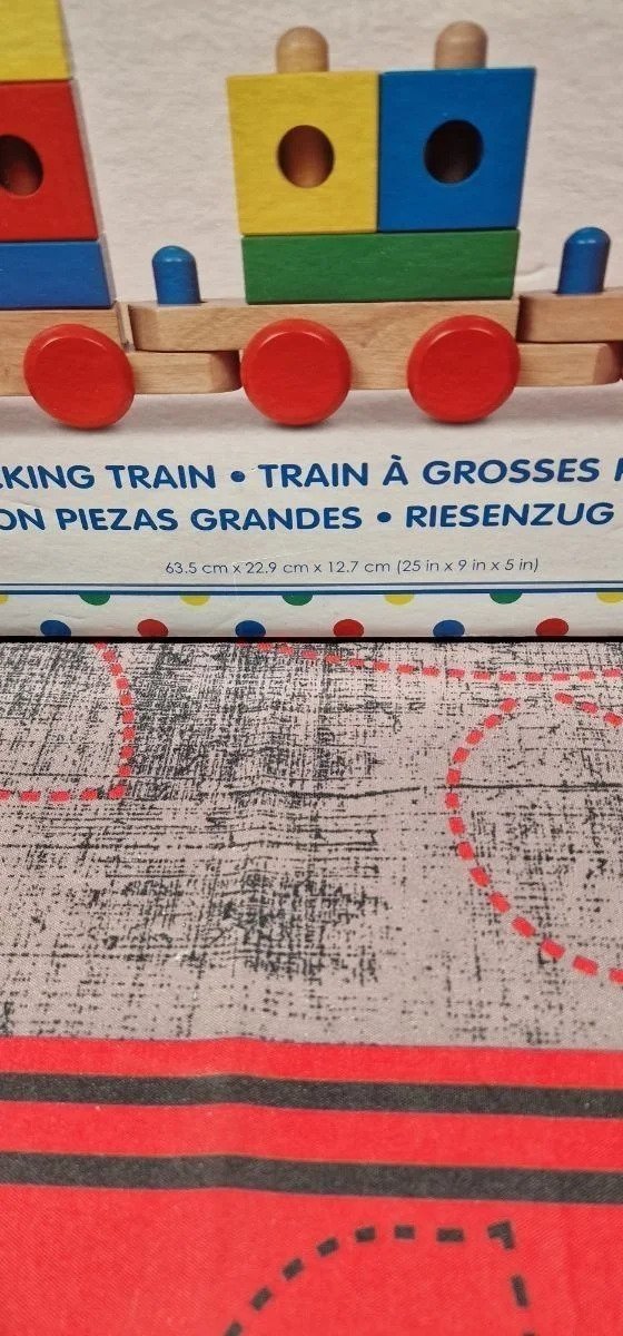 Melissa & Doug Jumbo Stacking Train Classic Construcción y vehículos