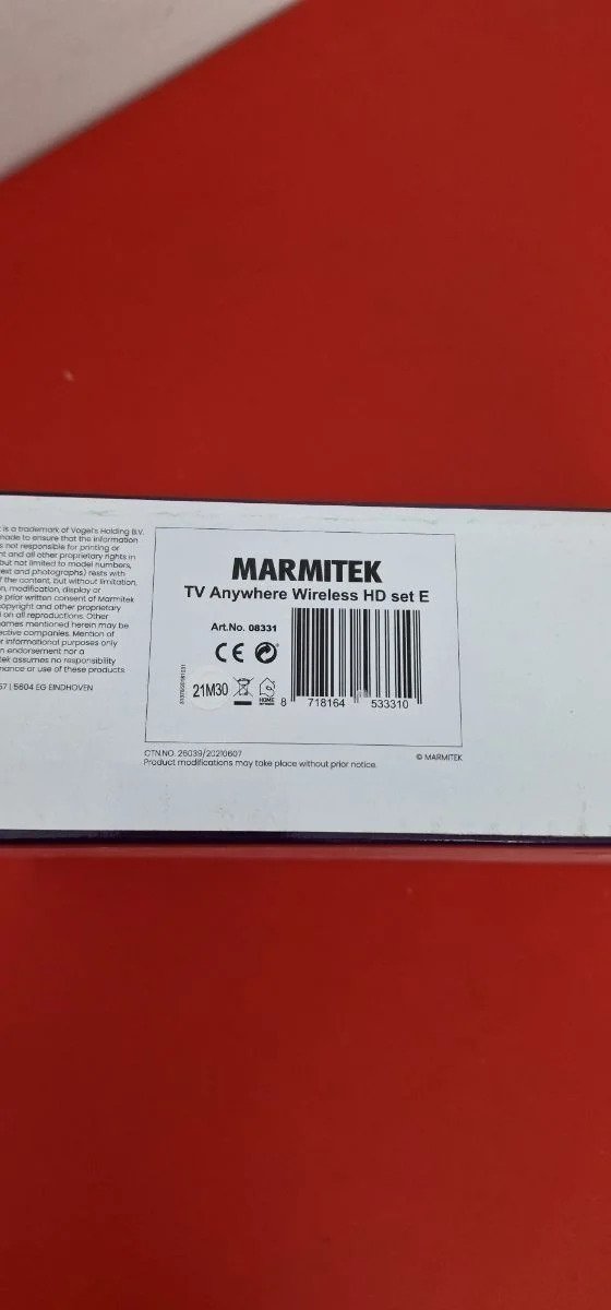 Marmitek Wireless HDMI Extender TV Anywhere Wireless HD - 1080p Full HD