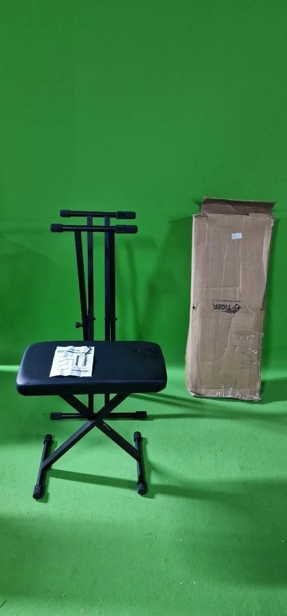 Tiger Juego de Soporte y Taburete para Tecleado