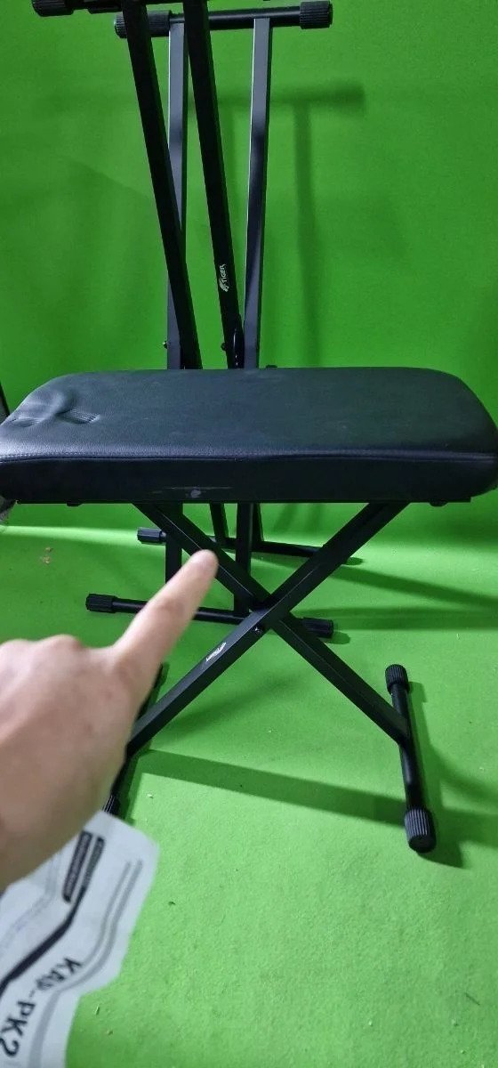 Tiger Juego de Soporte y Taburete para Tecleado