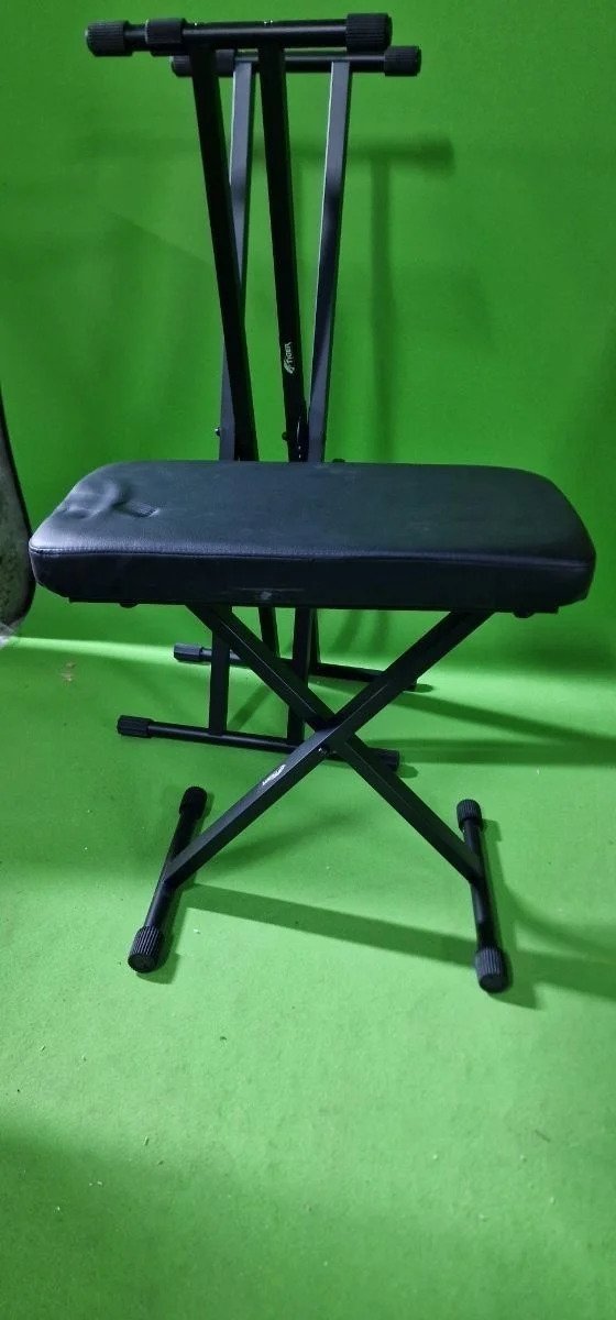 Tiger Juego de Soporte y Taburete para Tecleado