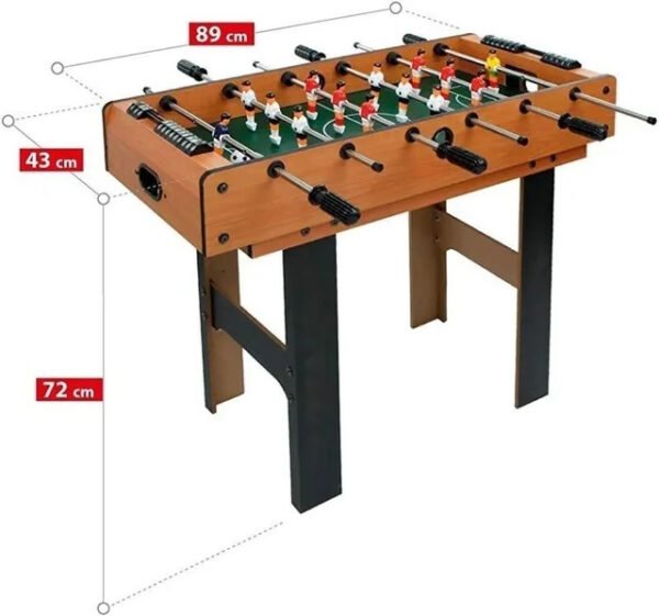 Mesa 4 juegos en 1: Billar, ping-pong, hockey y futbolín