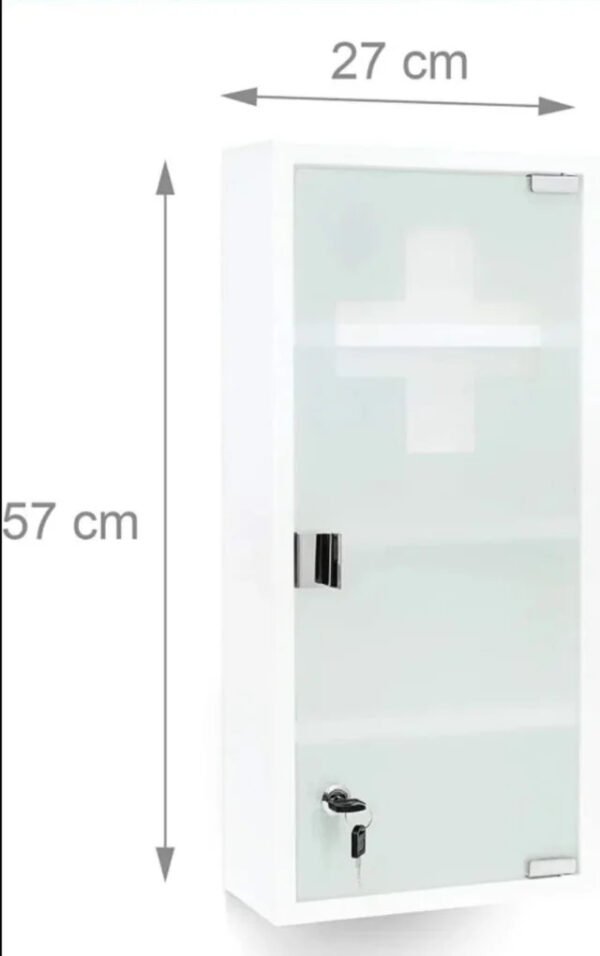 Armario para medicamentos 4 bandejas