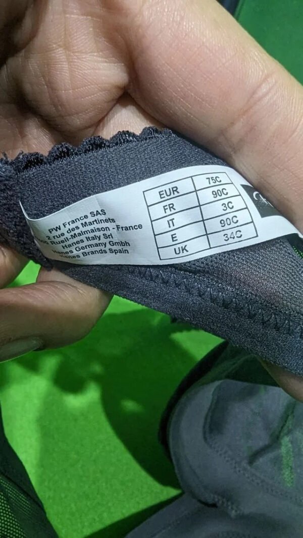 Playtex Sujetador con aros de encaje y microfibra Talla: FR 90C