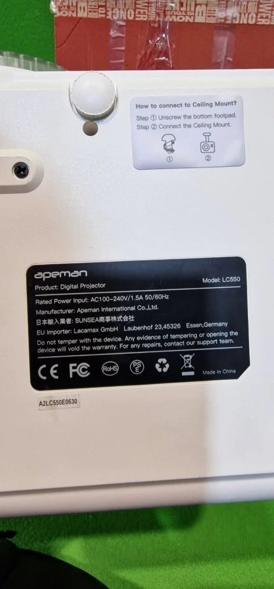 APEMAN LC550 Mini proyector Proyector portátil