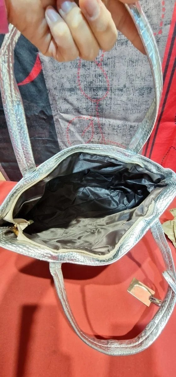 Bolso de hombro para mujer, de piel sintética de cocodrilo