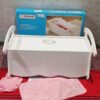 KidKraft- Cuna de madera de juguete con ropa de cama rosa