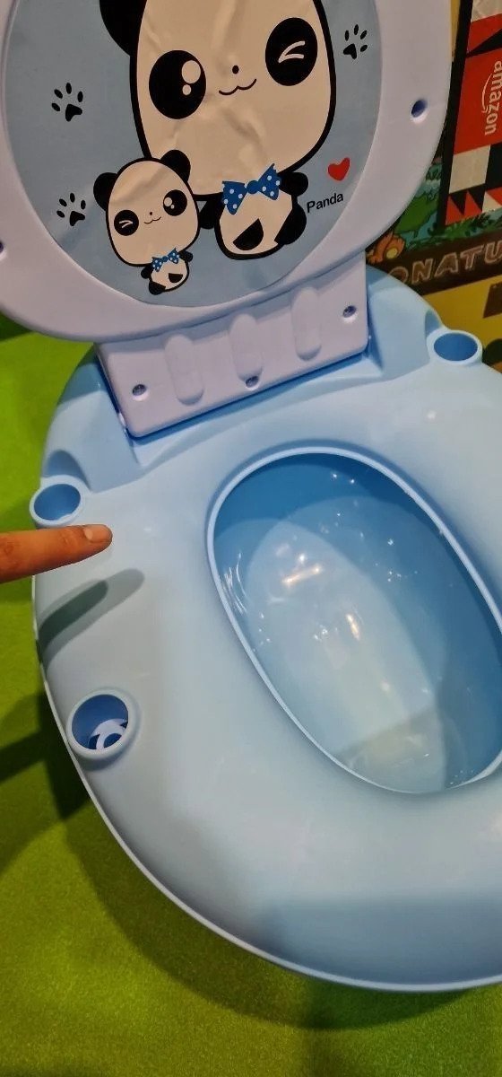 Orinal para niños y cepillo de limpieza