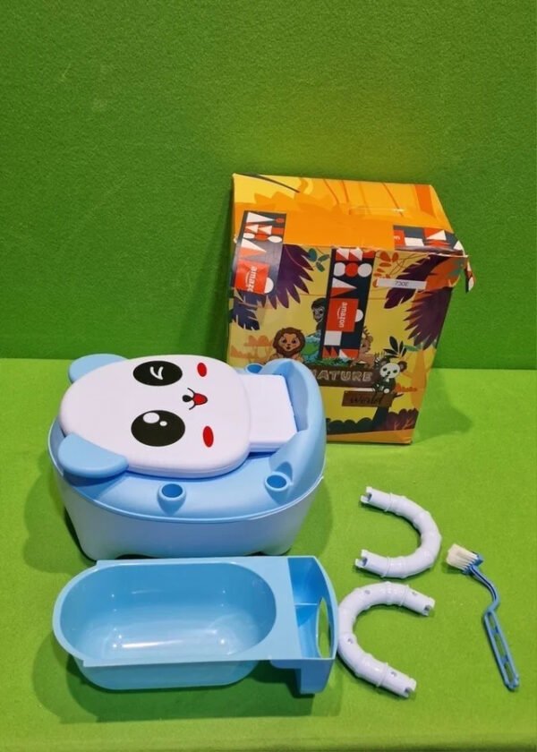 Orinal para niños y cepillo de limpieza