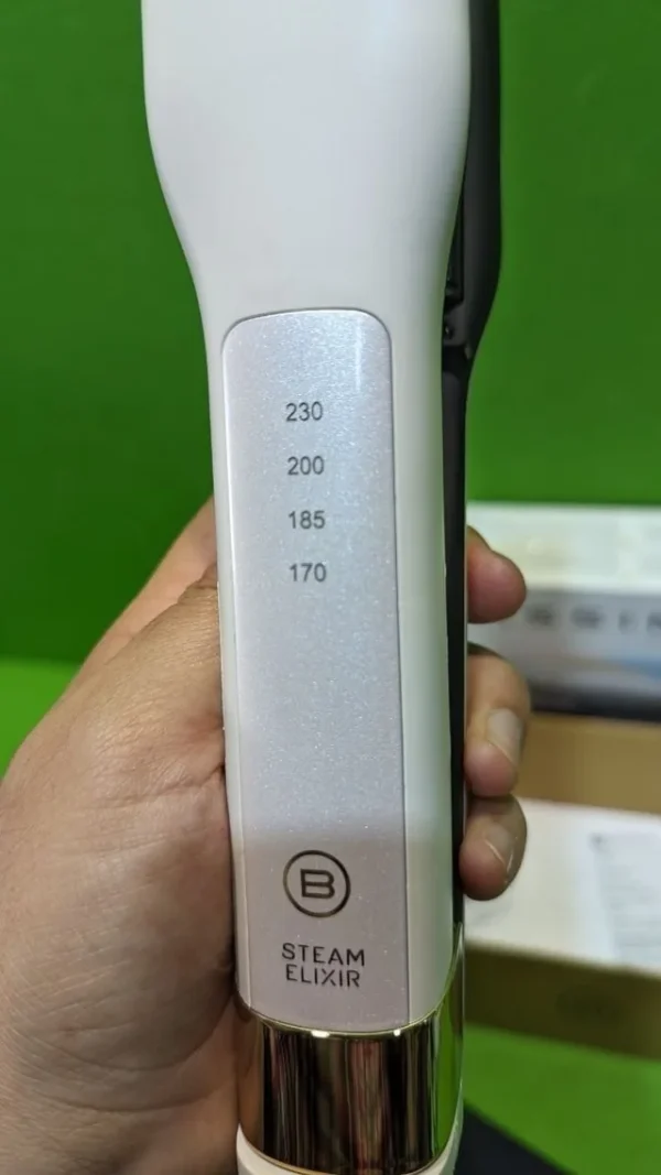 Bellissima Imetec Steam Elixir, plancha de vapor, cabello liso