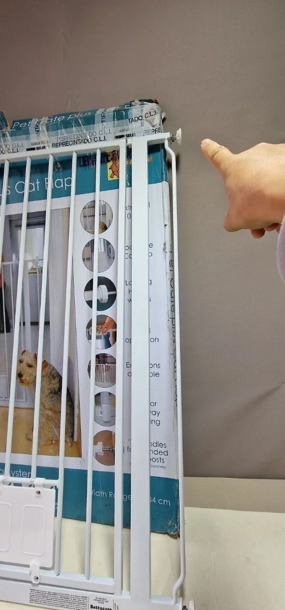 Puerta de seguridad para gatos