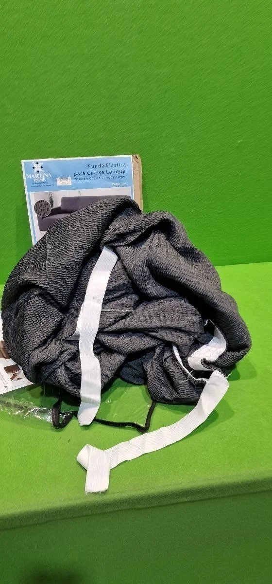 Martina Home Tunez Funda chaise longue Brazo corto derecho Gris