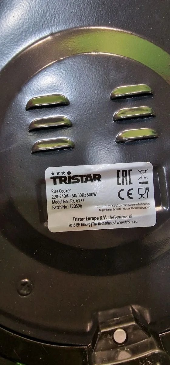 Tristar RK-6127 Arrocera, Capacidad 1.5 l