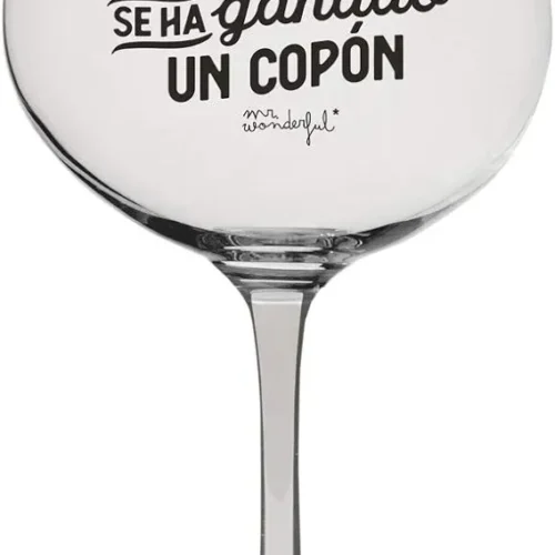 Mr. Wonderful Copa de balón de Vidrio