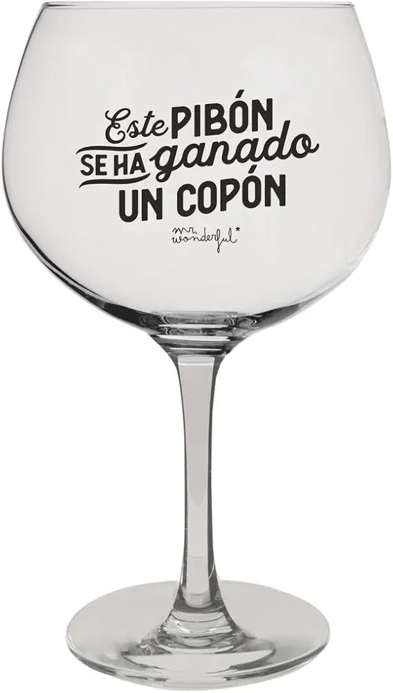 Mr. Wonderful Copa de balón de Vidrio