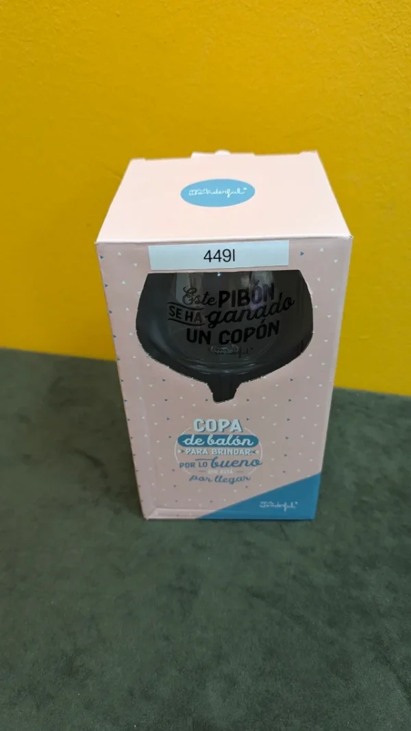 Mr. Wonderful Copa de balón de Vidrio